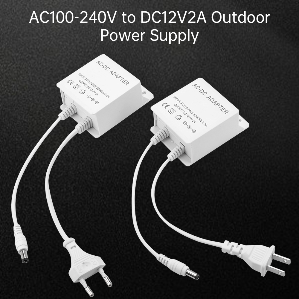 DC12V 2A EU Plug Adapter Secur - Outdoor Power Plug ulasan dan harga