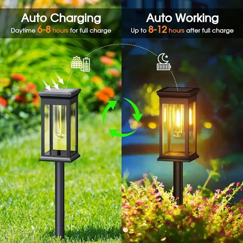 4Psc Solar Pathway Lights Sola - Outdoor Power For Wedding ulasan dan harga