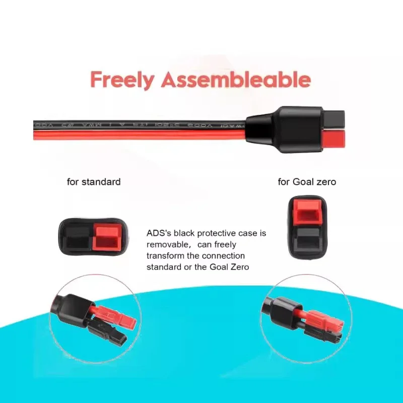 30A Charing Plug Connector Wir - Outdoor Power Double Adapter ulasan dan harga