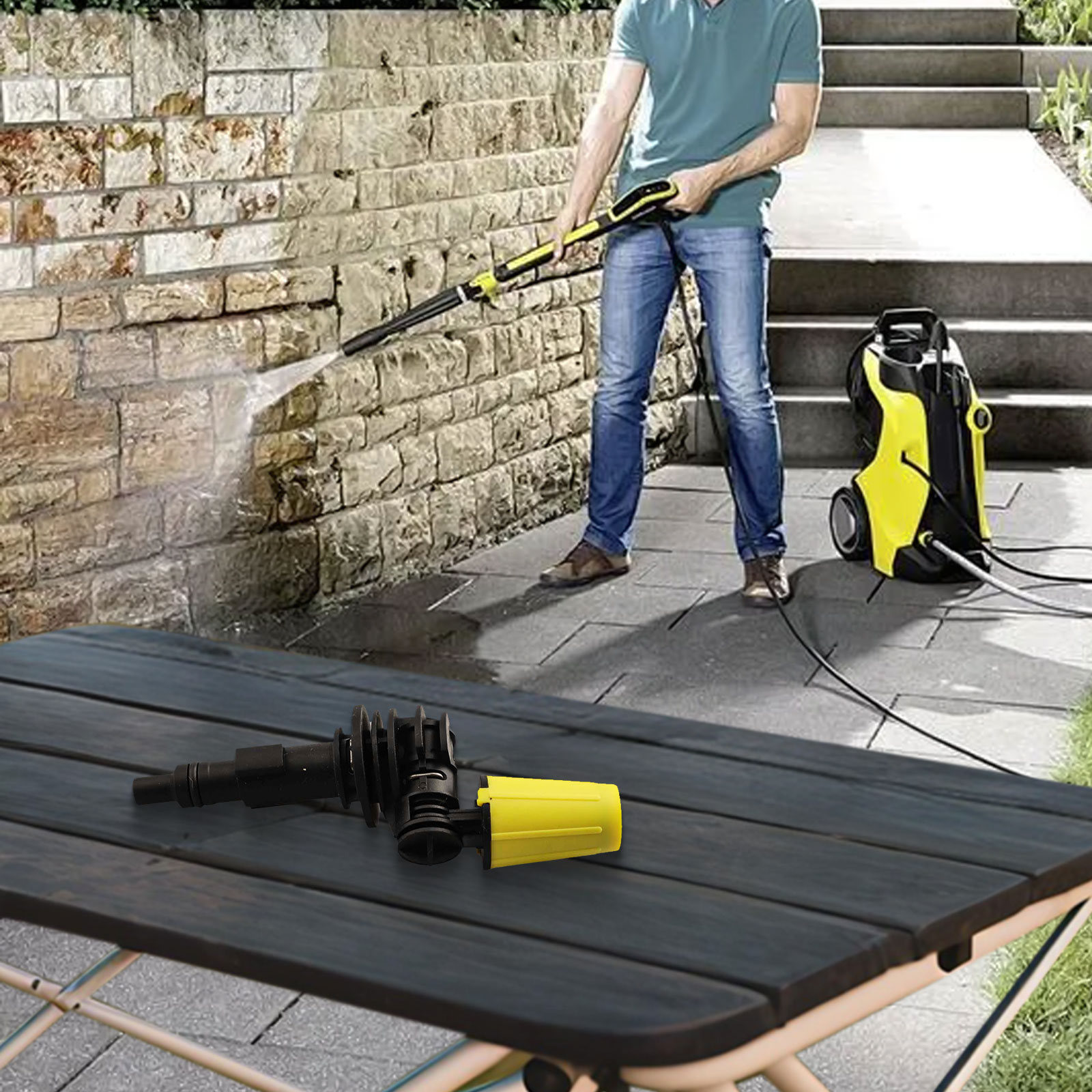 Outdoor Cleaning 1pc 2pcs Rota - Outdoor Power Washer ulasan dan harga