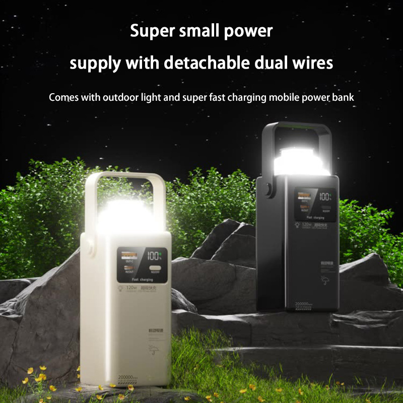 120W Power Bank 200000mAh Larg - Outdoor Usb Power Outlet ulasan dan harga