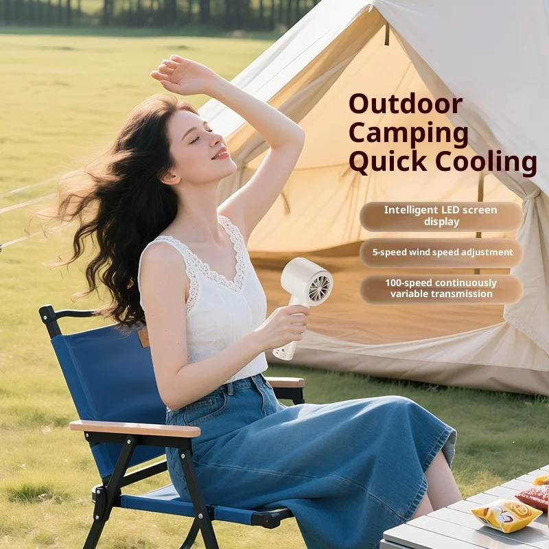 Handheld Mini Fan, Powerful 12 - Outdoor Power Timer ulasan dan harga