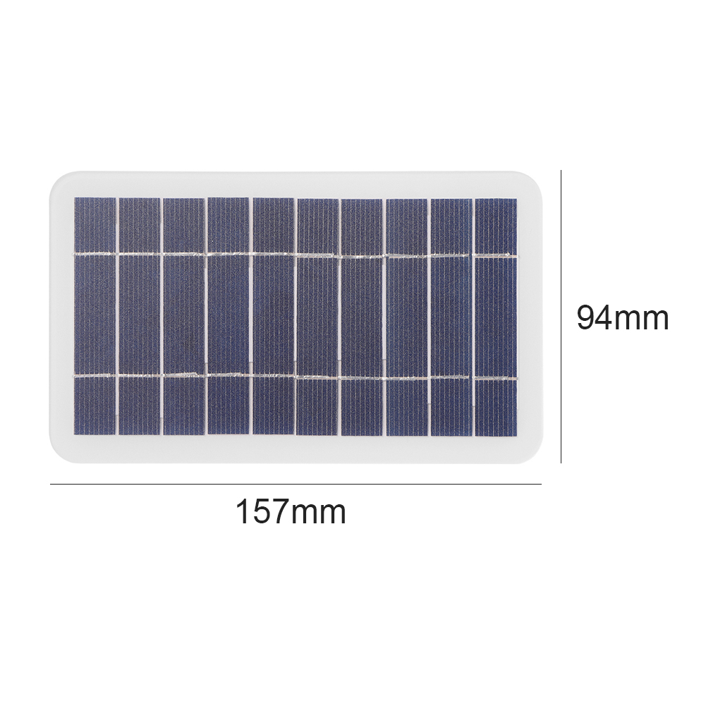 5V 5W Solar Panel Charger With - Outdoor Usb Power Outlet ulasan dan harga