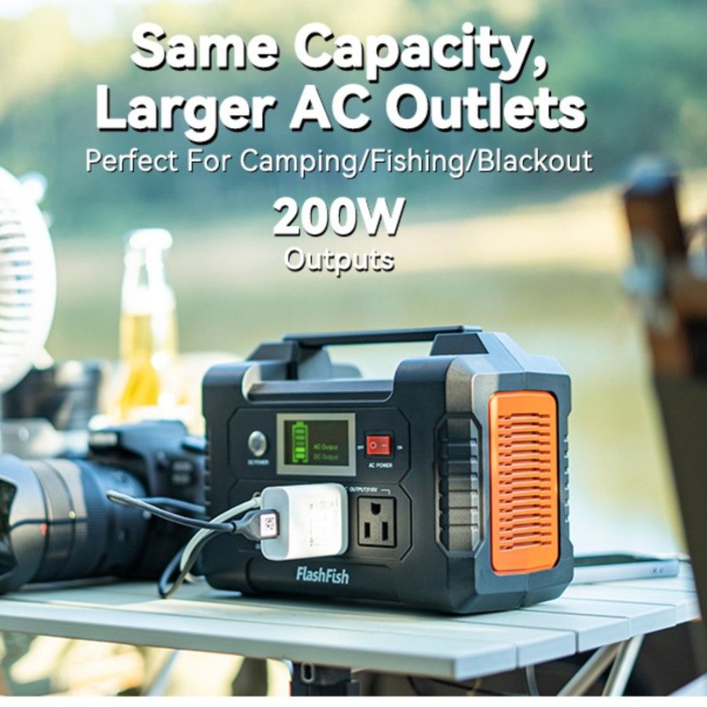 200W Portable Power Station,Fl - Outdoor Usb Power Outlet ulasan dan harga
