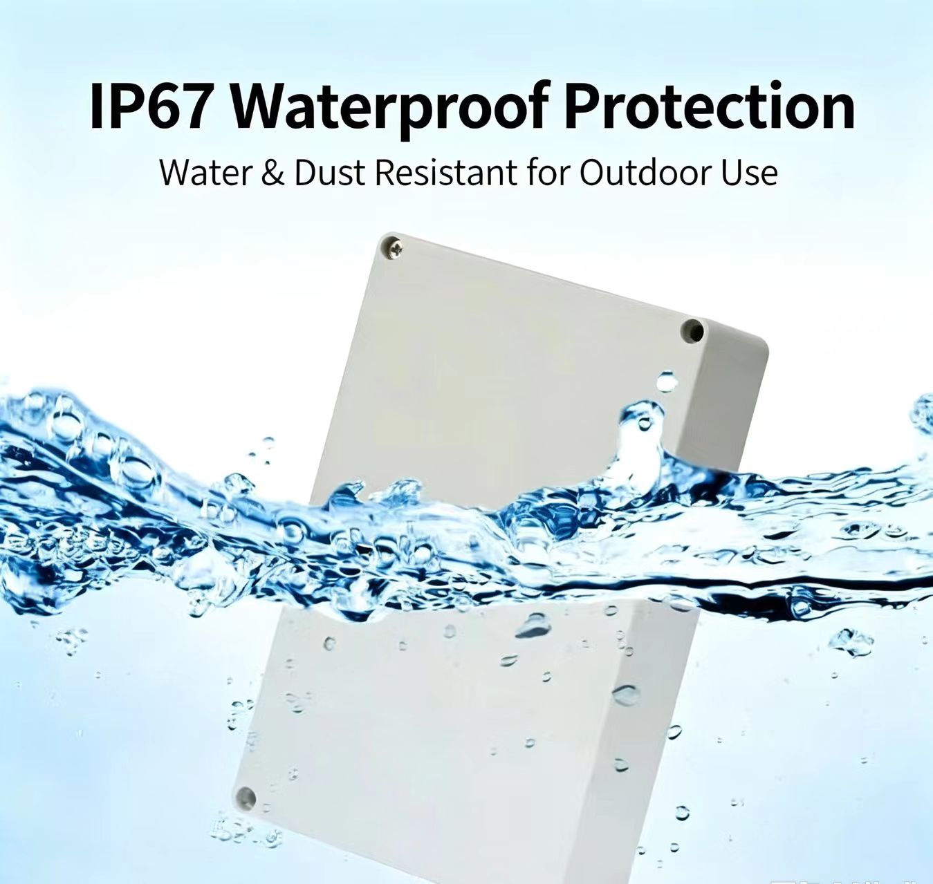 F‑Type New ABS IP67 Waterproof - Outdoor Power Distribution Box ulasan dan harga