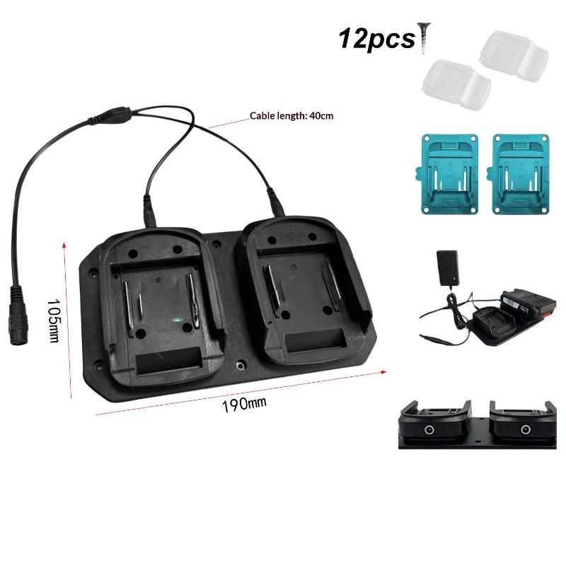 Dual Battery Adapter for 18V B - Outdoor Power Double Adapter ulasan dan harga