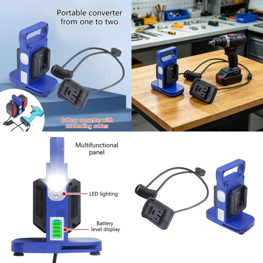 Handheld Double Output Power C - Outdoor Power Double Adapter ulasan dan harga