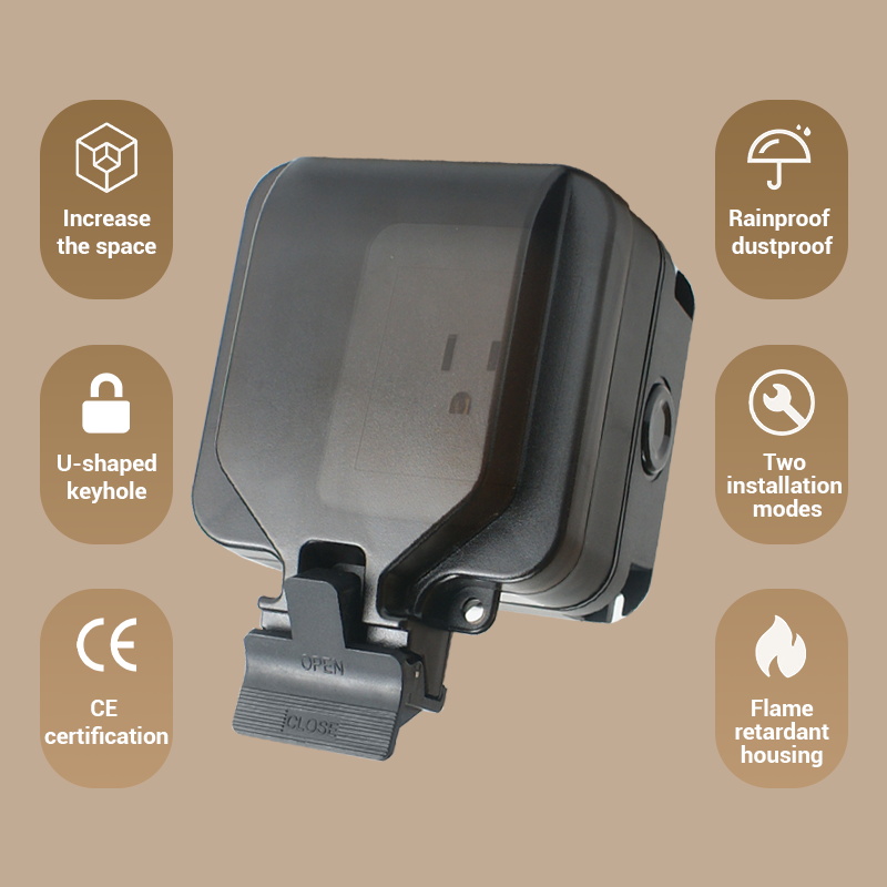 Avoir IP66 Wall Waterproof Soc - Outdoor Power Solutions ulasan dan harga