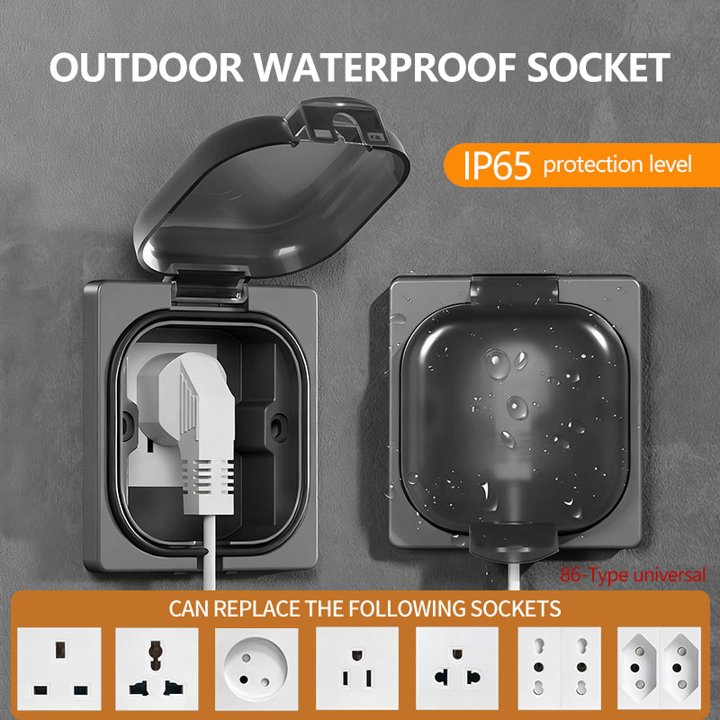 IP65 Waterproof Outdoor Socket - Outdoor Power Usa ulasan dan harga