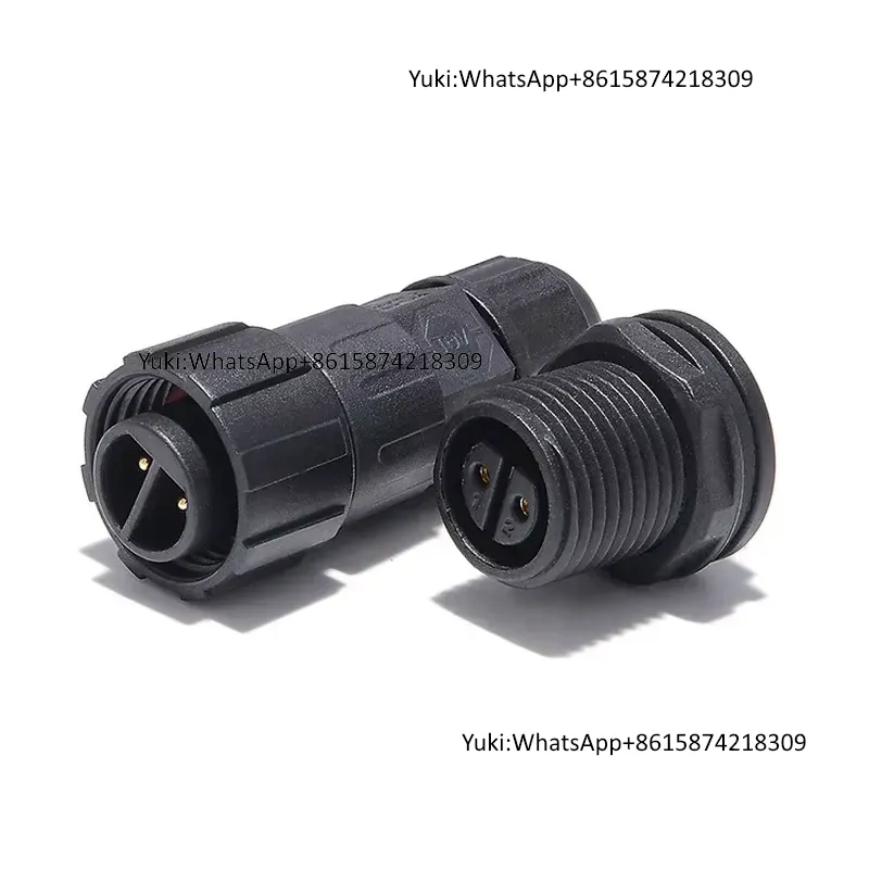 IP68 Waterproof LLT M16 2pin C - Outdoor Power Plug ulasan dan harga