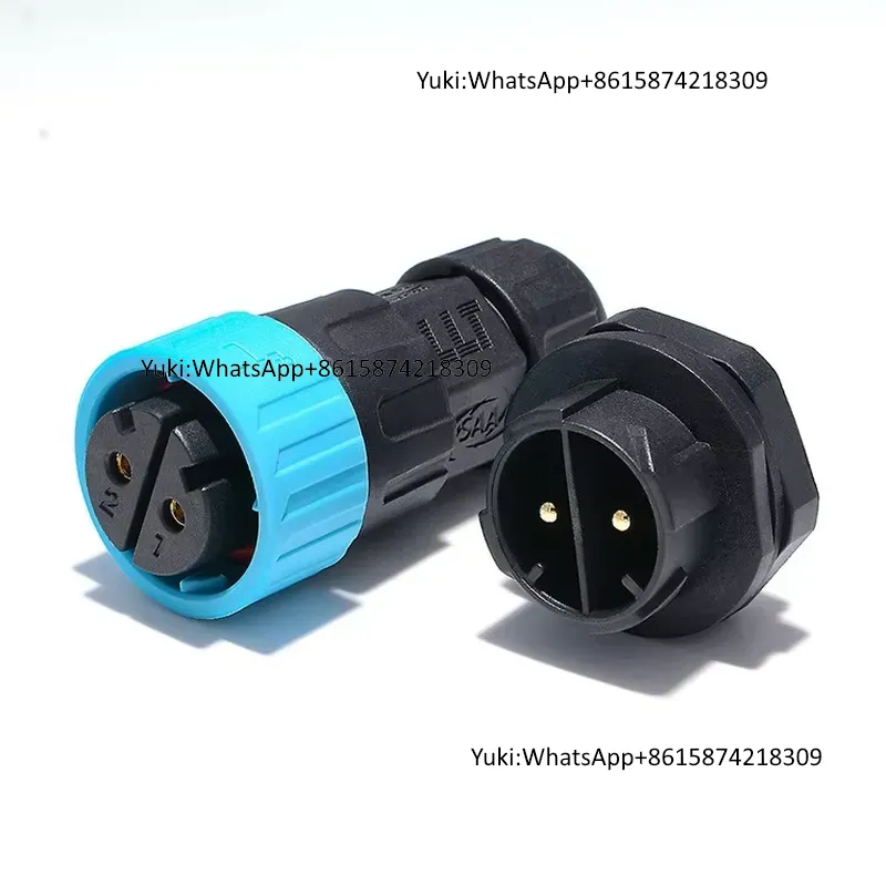 IP68 Waterproof LLT M16 2pin C - Outdoor Power Plug ulasan dan harga