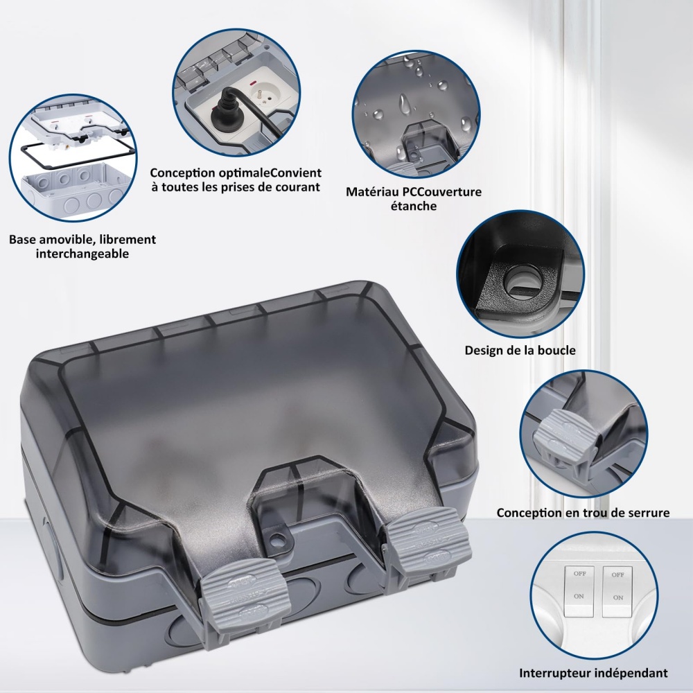 EIOMR France IP66 Weatherproof - Outdoor Usb Power Outlet ulasan dan harga