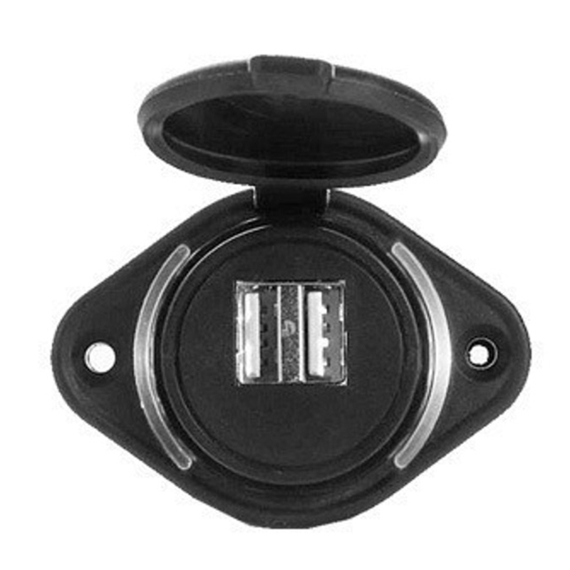  Heavy Duty 12 24V Double USB  - Outdoor Power Double Adapter ulasan dan harga