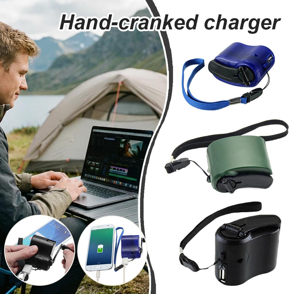 Emergency Hand Cranking USB Ch - Outdoor Usb Power Outlet ulasan dan harga