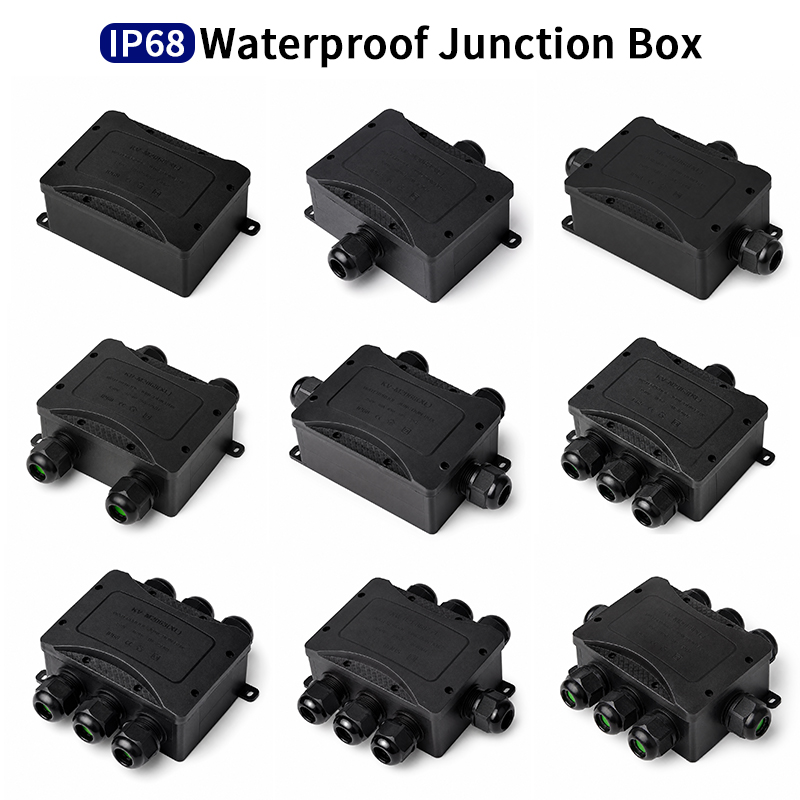 IP68 Waterproof Junction Box 2 - Outdoor Power Distribution Box ulasan dan harga