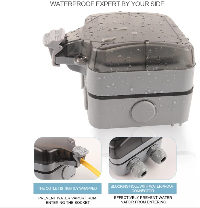 IP66 EU Standard German Style  - Outdoor Usb Power Outlet ulasan dan harga