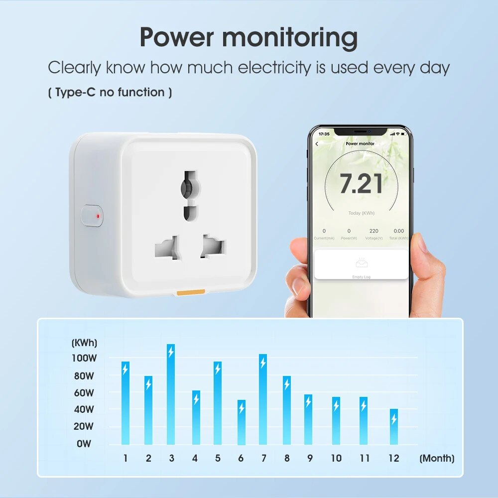 Tuya Smart Home Wireless WIFI  - Outdoor Power Timer ulasan dan harga