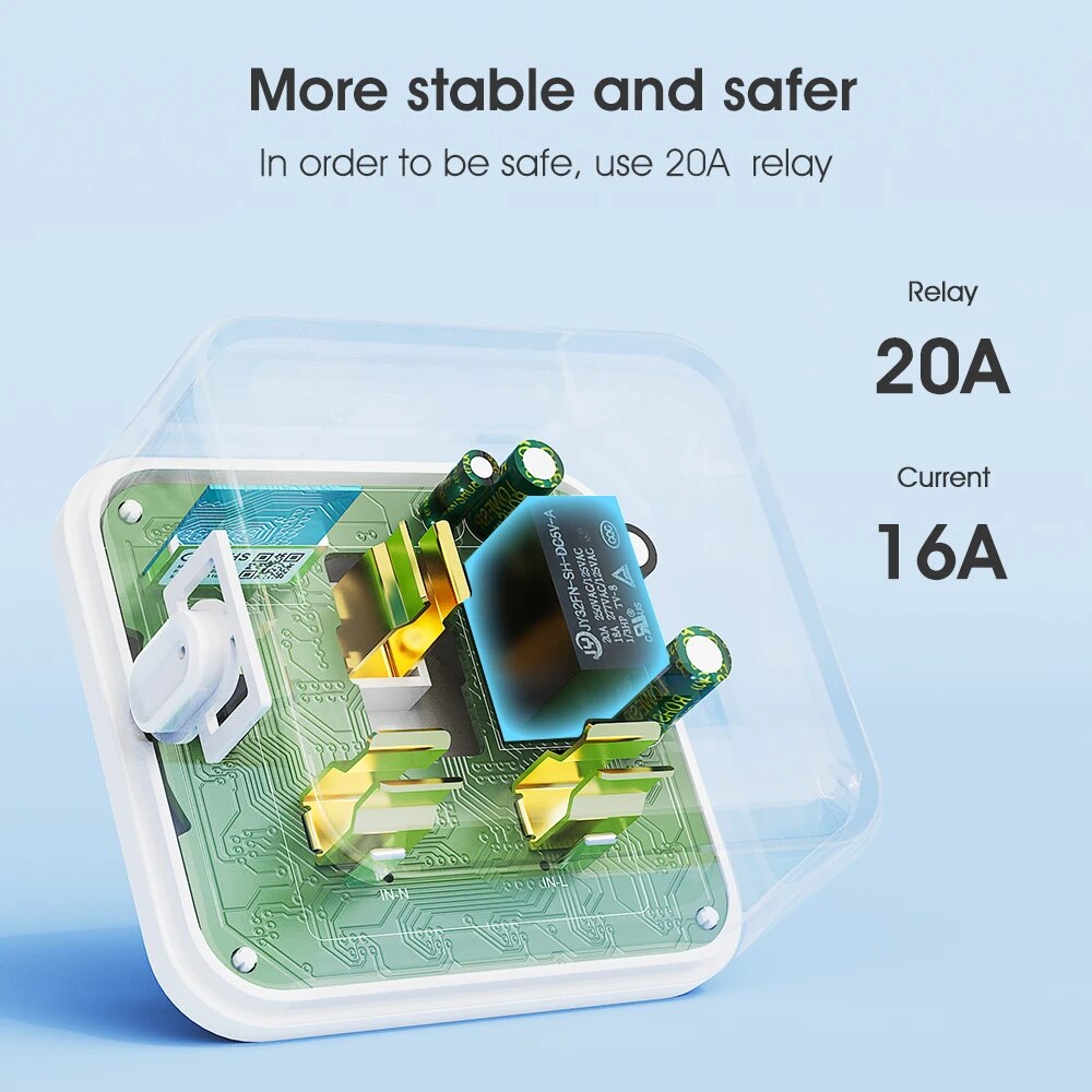 Tuya Smart Home Wireless WIFI  - Outdoor Power Timer ulasan dan harga