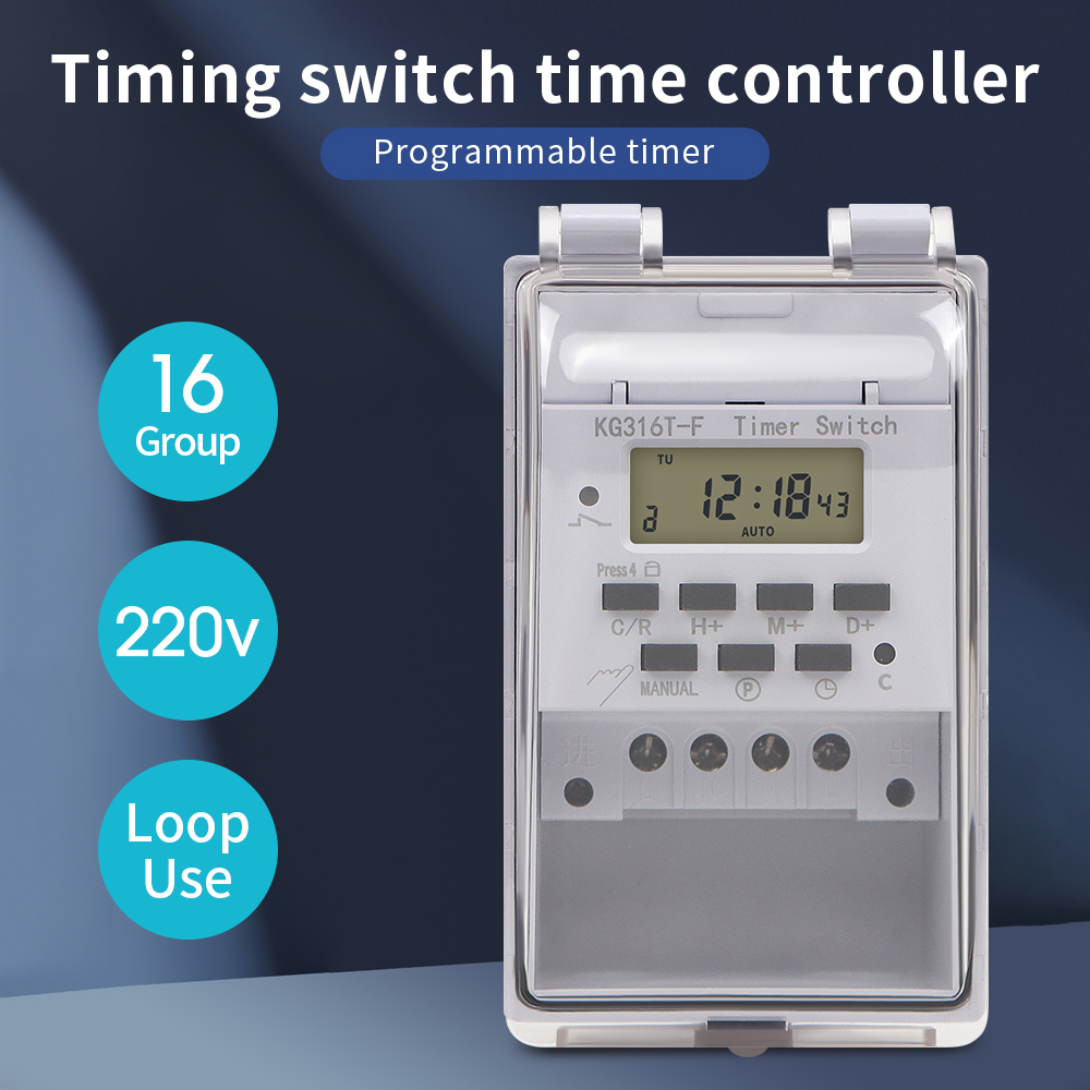 Timer Switch 30A Recycle Weekl - Outdoor Power Timer ulasan dan harga