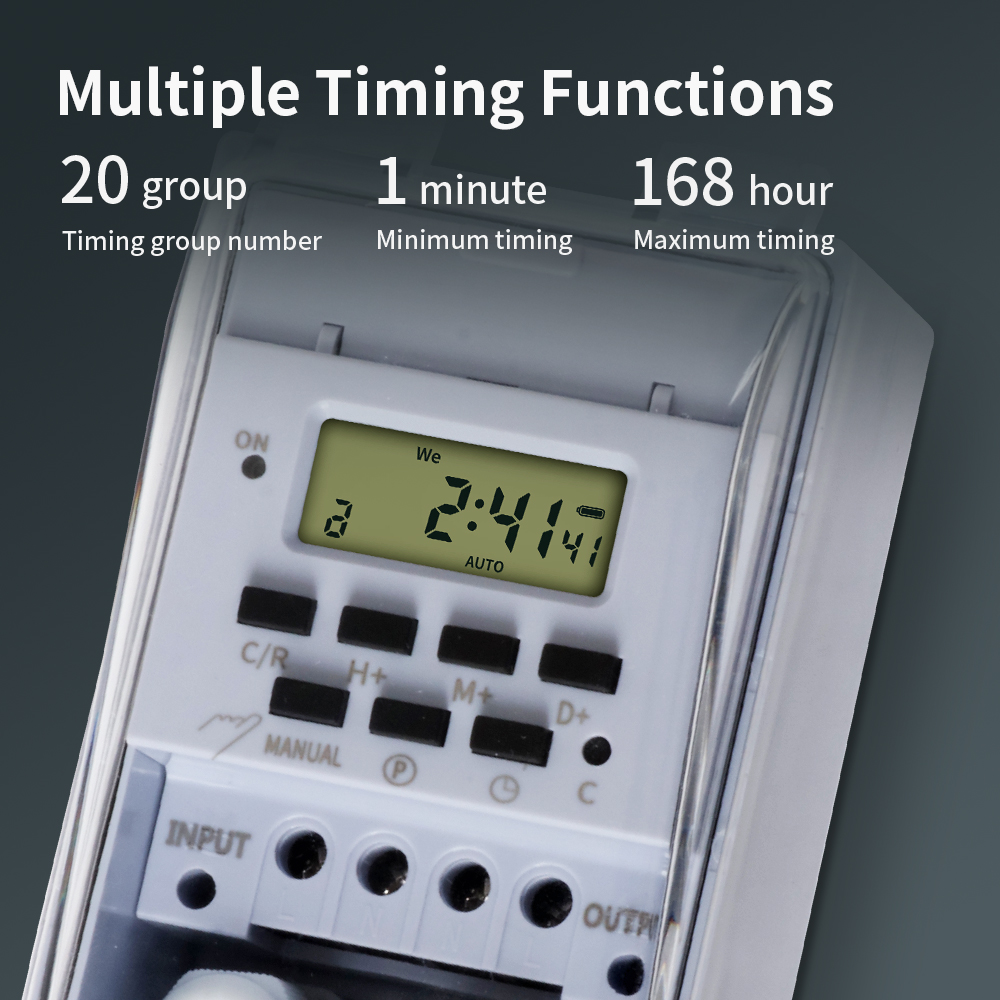 TNCE 30A Timer Switch, Waterpr - Outdoor Power Timer ulasan dan harga