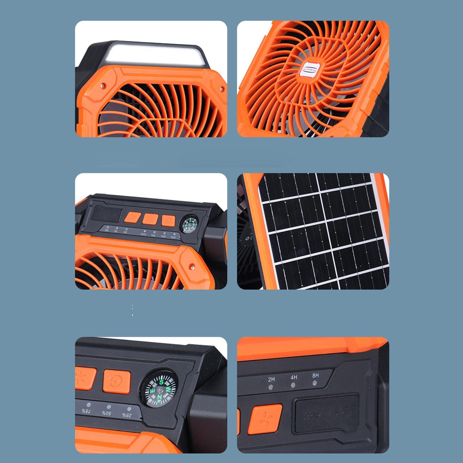 Solar-powered outdoor fan USB  - Outdoor Power Timer ulasan dan harga