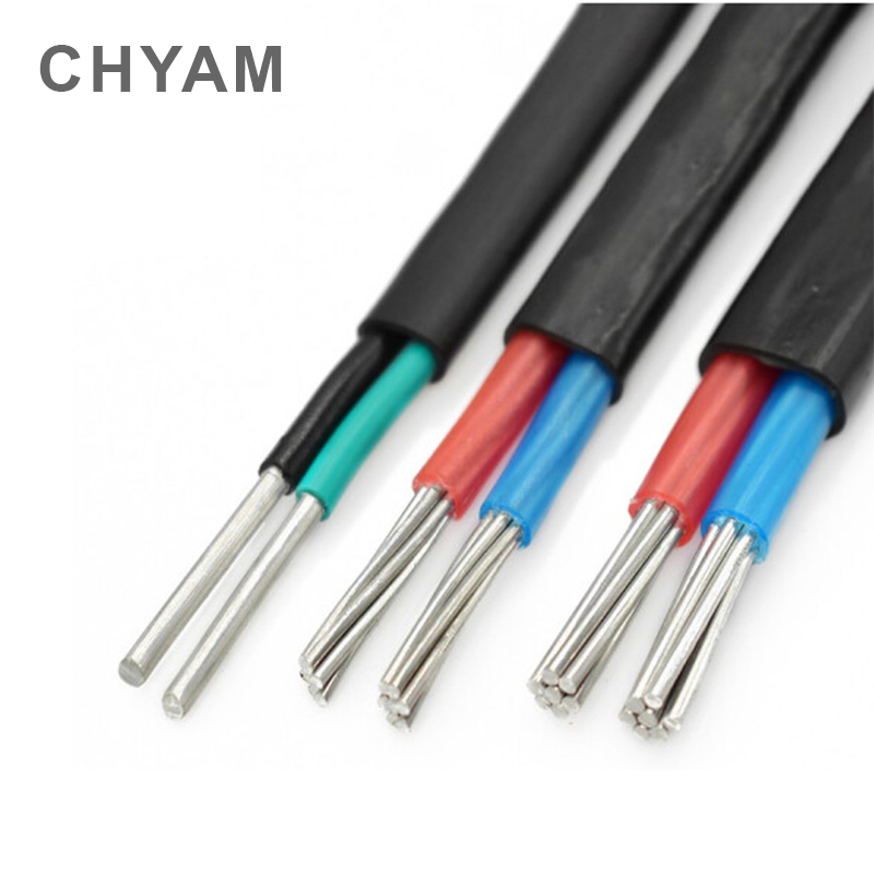 10 Meters Aluminum Wire Black  - Outdoor Power Line Cover ulasan dan harga