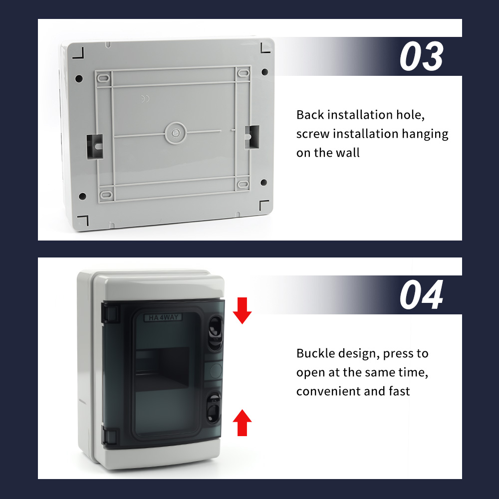 DIYGO HA-4/8/12/18/24 WAY IP65 - Outdoor Power Distribution Box ulasan dan harga